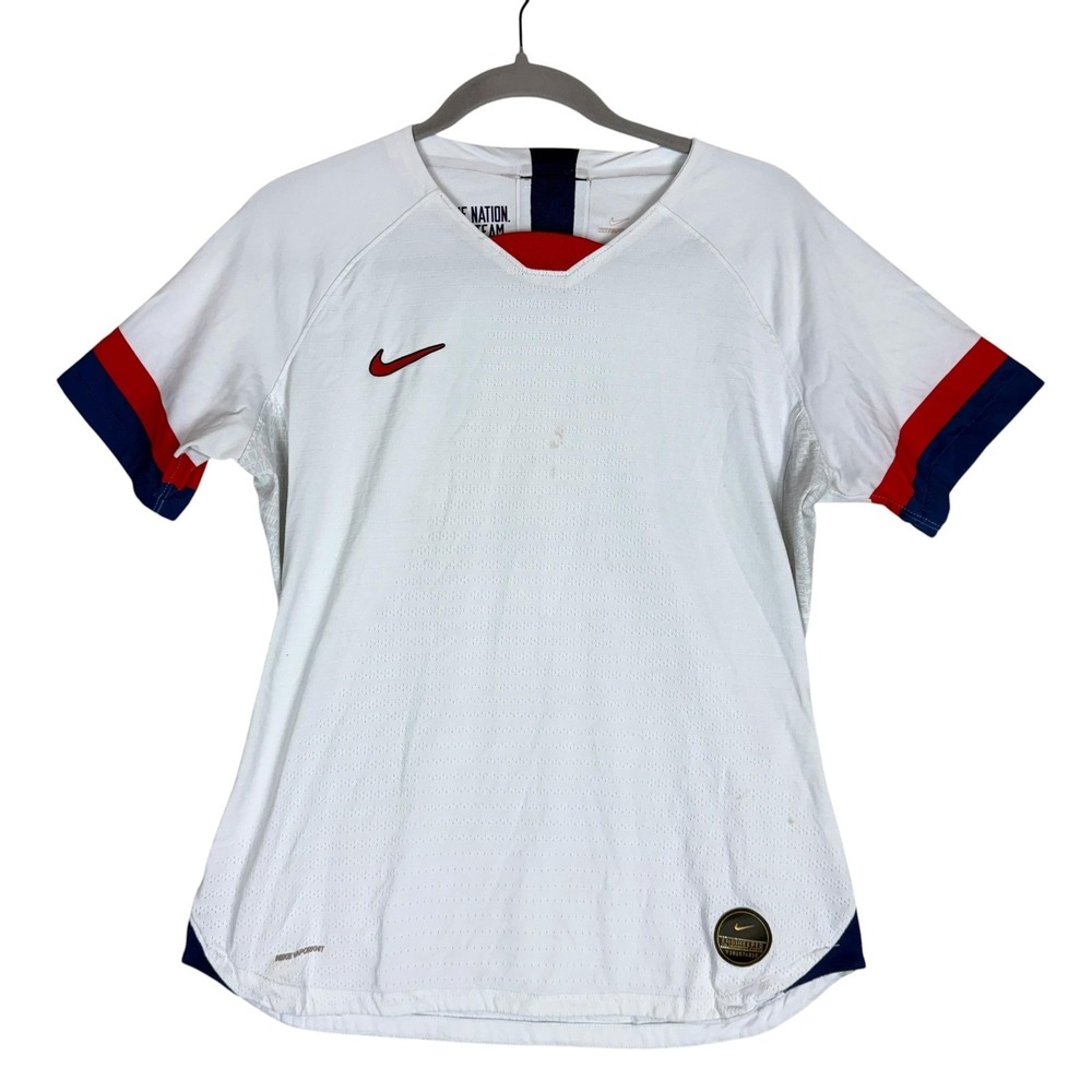 United States‎ USWNT Jersey Womens Medium White Soccer Nike VaporKnit Home
